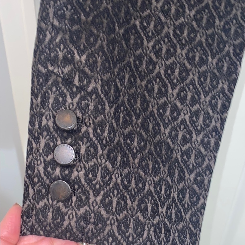Peruvian Connection Black Trousers with Elegant Lace Design New With Tags! Sz16